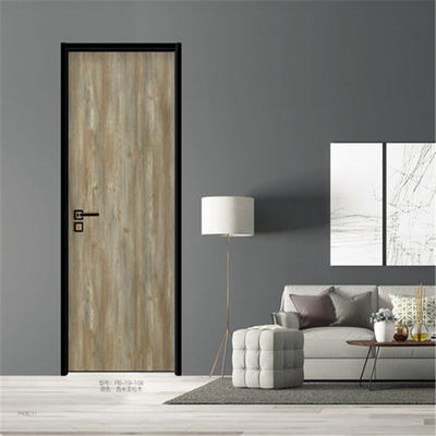 Porte di esterno di legno insonorizzate del grano, legno moderno Front Door di 45mm